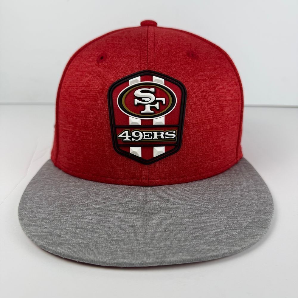 Men's New Era Scarlet/Gray San Francisco 49ers NFL Sideline hat